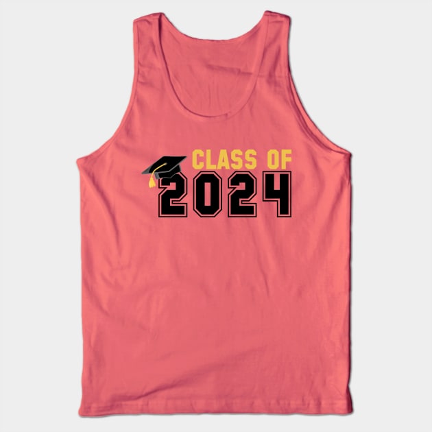 Class Of 2024 Graduation Tank Top by PeppermintClover
